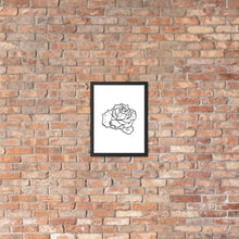 Load image into Gallery viewer, Rose Sketch framed poster