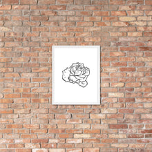 Load image into Gallery viewer, Rose Sketch framed poster