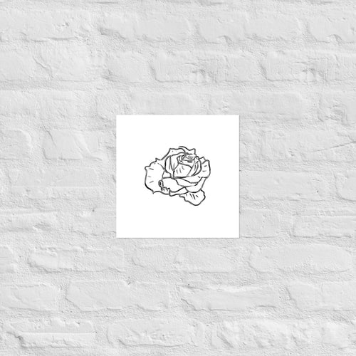 Rose Sketch Poster